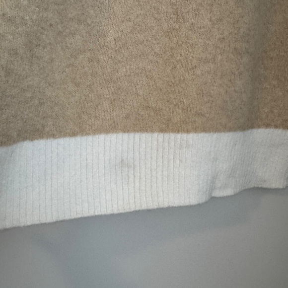 NWT J.Crew Factory Colorblock mockneck sweater in extra-soft yarn SZ XS - Picture 6 of 6